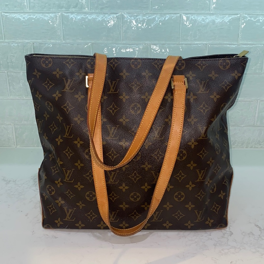 Louis Vuitton Monogram Cabas Mezzo Tote